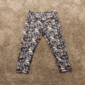 CVG, Constantly Varied Gear Yellow Butterfly Skulls, Capri Sz M